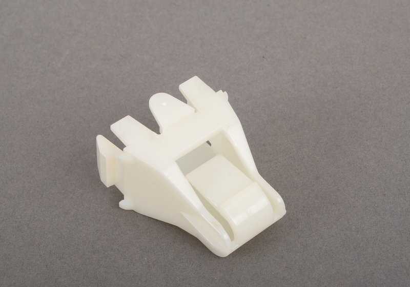 Clip blanco OEM 52207157536 para BMW E81, E82, E87, E46, E92, F10, E84, E71, E72. Original BMW.