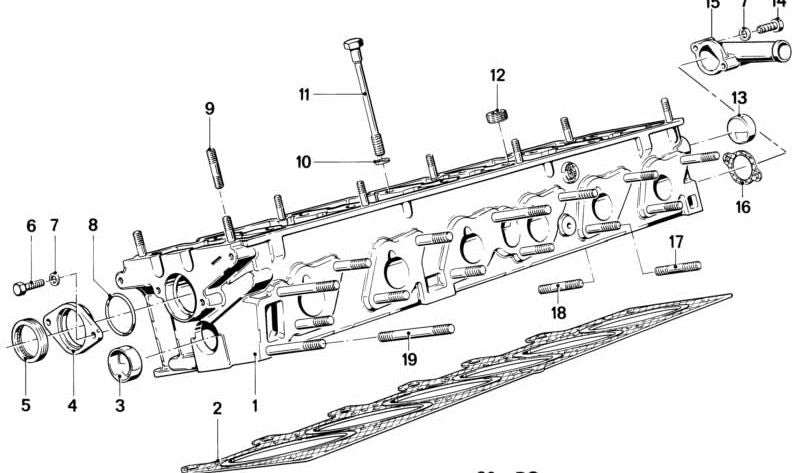 Motor OEM Butt 1112126499 para BMW E21, E12, E28. BMW original.