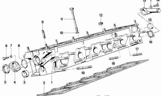 OEM motor butt 1112126499 for BMW E21, E12, E28. Original BMW.