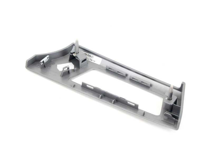 Elemento decorativo del salpicadero lado izquierdo OEM 51456985639 para BMW E90, E91, E92, E93. Original BMW.