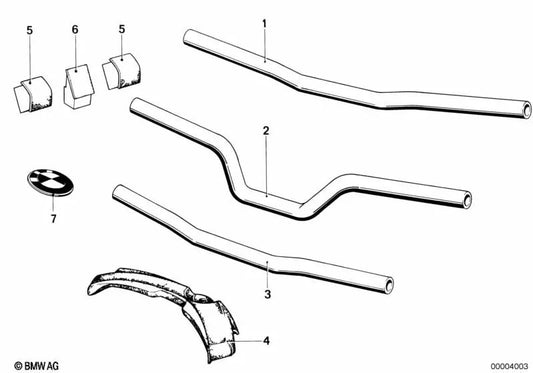 Prallplatte para BMW E53, E70, F30 (OEM 32711235611). Original BMW