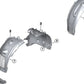 Cubierta del paso de rueda trasero izquierdo para BMW F95, G05 (OEM 51717478757). Original BMW