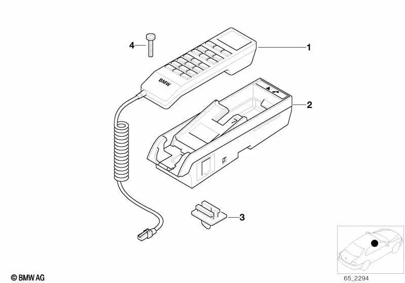 Tornillo abombado para BMW E39, E38 (OEM 07119900183). Original BMW