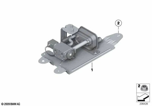 Batteriekühlwärmetauscher für BMW E72 (OEM 64509193574). Original BMW