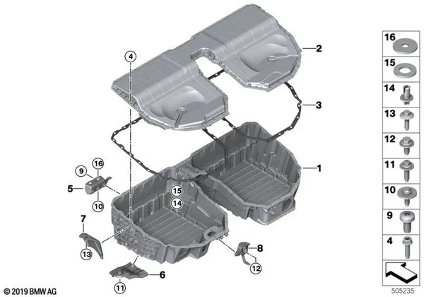 Disco para BMW Serie 3 G20, G21, Serie 5 G30, G31, G38, Serie 7 G11, G12, X3 G01 (OEM 61278687078). Original BMW.