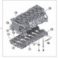 Juego de tornillos de aluminio para el cárter OEM 11110426590 para BMW Serie 1 (E81, E82, E87, E88), Serie 3 (E90, E91, E92, E93), Serie 5 (E60, E61, F10, F11), Serie 6 (E63, E64), Serie 7 (E65, E66, F01, F02), X1 (E84), X3 (E83, F25), X5 (E70), Z4