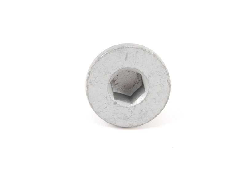 Tornillo de cierre hexagonal interno para BMW Serie 5 E60, E61, F10, Serie 6 E63, E64, F06, F12, F13 (OEM 07119905146). Original BMW