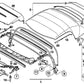 Cierre Anclaje Capota Negro Para Bmw E36 Z3 . Original Recambios