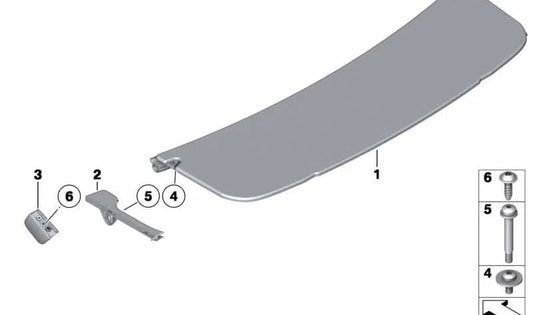 Right bracket for BMW F07 (OEM 51497229732). Original BMW