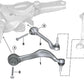 Armini di sospensione inferiore con Casquillo OEM 3110688855 per BMW G42, G20, G21, G22, G23, G26. BMW originale.