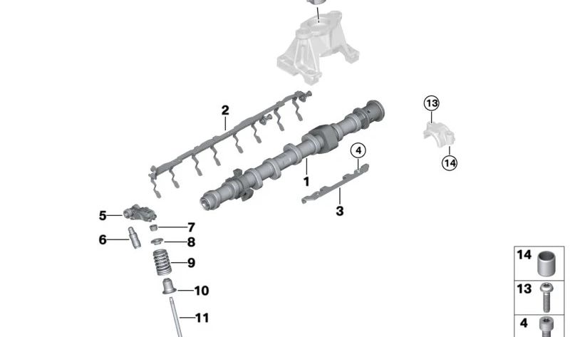 Palanca de cambios para BMW Serie 3 G20N, G21N, Serie 4 G22N, G23N, G26N, Serie 5 G60, G68, Serie 7 G70, X3 G45, X5 G05N, G18N, X6 G06N, X7 G07N (OEM 11339452677). Original BMW