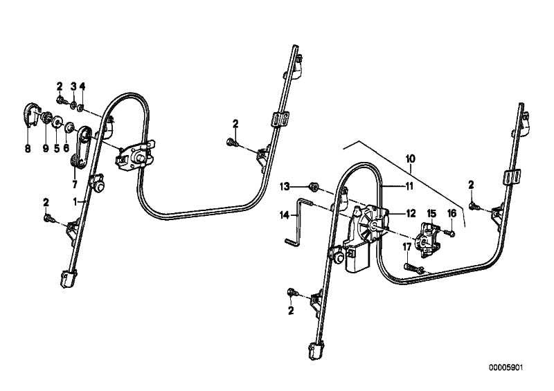 Manivela Elevalunas Para Bmw E30 . Original Recambios