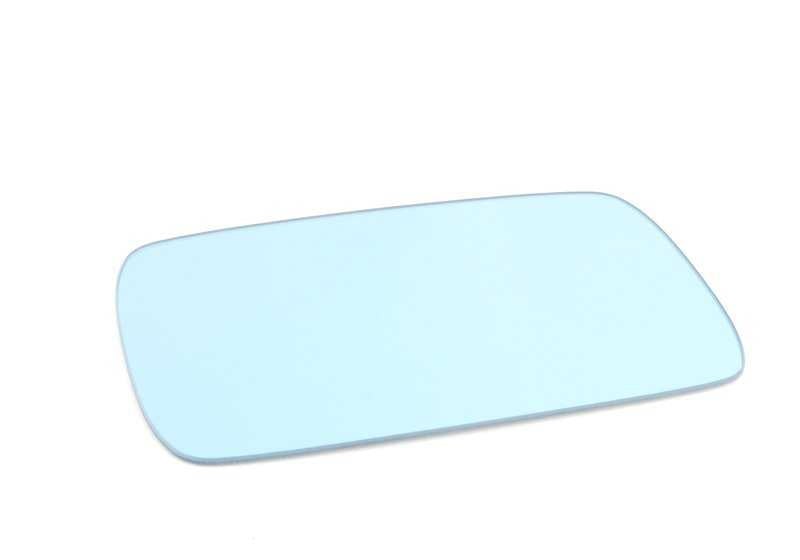 Cristal de espejo retrovisor pegado OEM 51161909098 para BMW E21, E30, E12, E28. Original BMW.