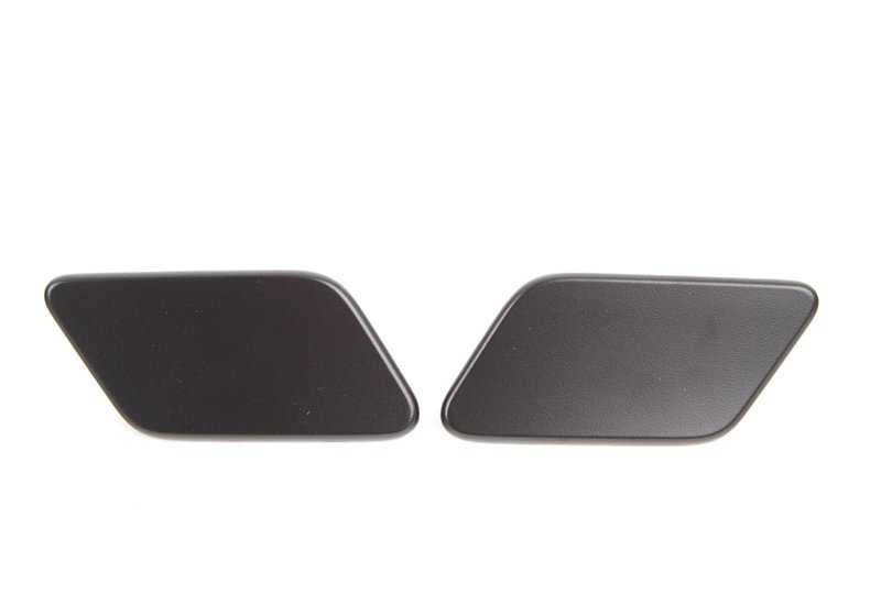 Set of primed headlight washer cap covers for BMW F25. Original BMW.