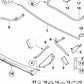 Cubierta de revestimiento del paso de rueda trasero izquierdo para BMW Serie 3 E46 (OEM 51718224993). Original BMW