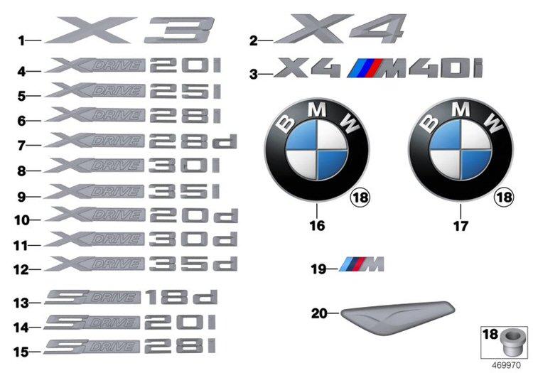 Embellecedor Intermitente Plateado Bmw X3 F25 X4 F26. Original Recambios