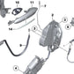 Cerradura completa delantera derecha para BMW Serie 5 F10, F11, F18, Serie 7 F01, F02, F04 (OEM 51215A36E22). Original BMW