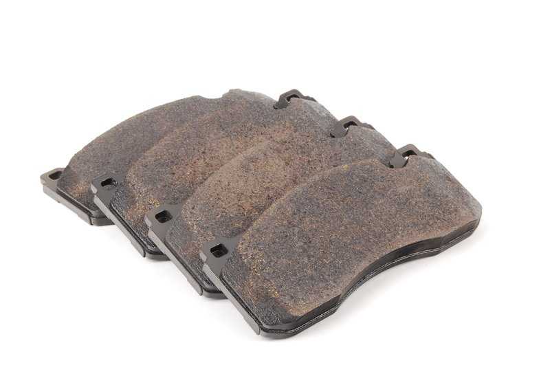 Juego de reparación de pastillas de freno sin amianto para BMW E82, E88 (OEM 34116797860). Original BMW