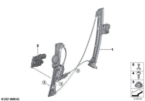 Soporte para Mangueras para BMW Serie 2 G42, G87 Serie 4 G22, G23, G82, G83 Serie 8 F91, F92, G14, G15 (OEM 07149388922). Original BMW