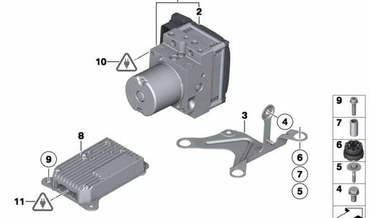 Kit de Reparación Unidad de Control DXC para BMW F07, F01, F02 (OEM 34506854043). Original BMW