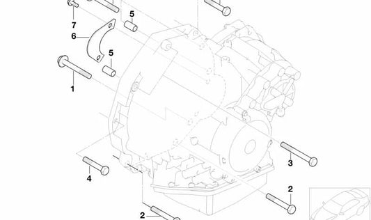 Tornillo hexagonal OEM 07119905413 para BMW F70, U06, G87, G20, G21, G80, G81, G22, G23, G26, G82, G83, E60, E61, G30, G31, G38, E63, E64, G32, G11, G12, G14, G15, G16, U11, U10, G01, F97, G02, F98, G05, G06, G07, G09, I12, I15, R50, R52, U25. Origin