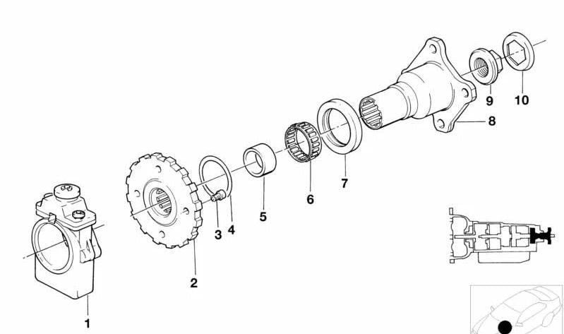 Regulador para BMW Serie 3 E30, Serie 5 E34, Serie 7 E32 (OEM 24321217281). Original BMW