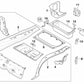 Kofferraumbodenrahmen für BMW E82, E88 (OEM 41007079448). Original BMW