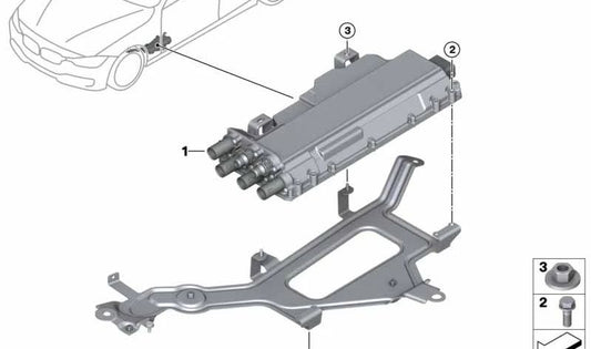 Unidad de Control Electrónica de Carga de Confort para BMW F30N (OEM 61445A5F4B3). Original BMW