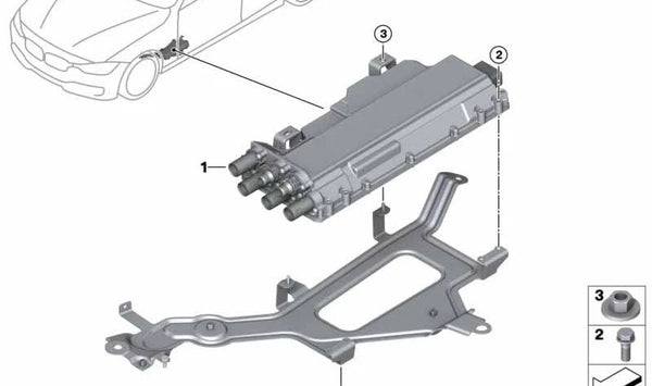 Unidad de Control Electrónica de Carga de Confort para BMW F30N (OEM 61445A5F4B3). Original BMW