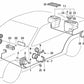 Conférencier arrière droit pour la série BMW 3 E36 (OEM 65138370870). BMW d'origine.