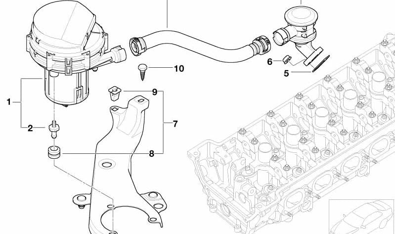 Pasacables de goma para BMW F87N, E36, E46, E90, E92, E93, F80, F82, F83, E34, E39, E32, E38, E31 (OEM 35411160590). Original BMW