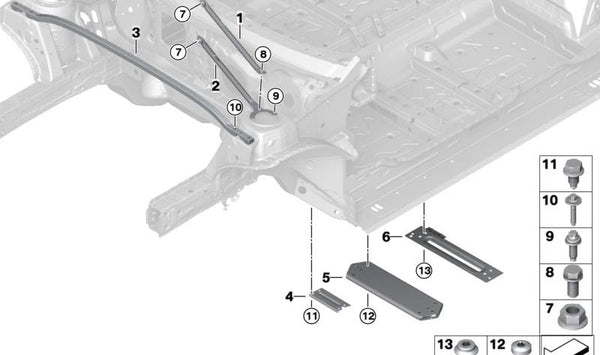 Conector para BMW F40, F70, F44, F45, F46, F48, F49, F39, U10 y MINI F54, F60, U25 (OEM 51717292429). Original BMW