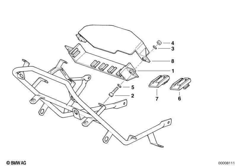 Adaptador para BMW Serie 5 E60, E61 Serie 6 E63, E63N, E64, E64N Serie 7 E32 (OEM 12521719584). Original BMW