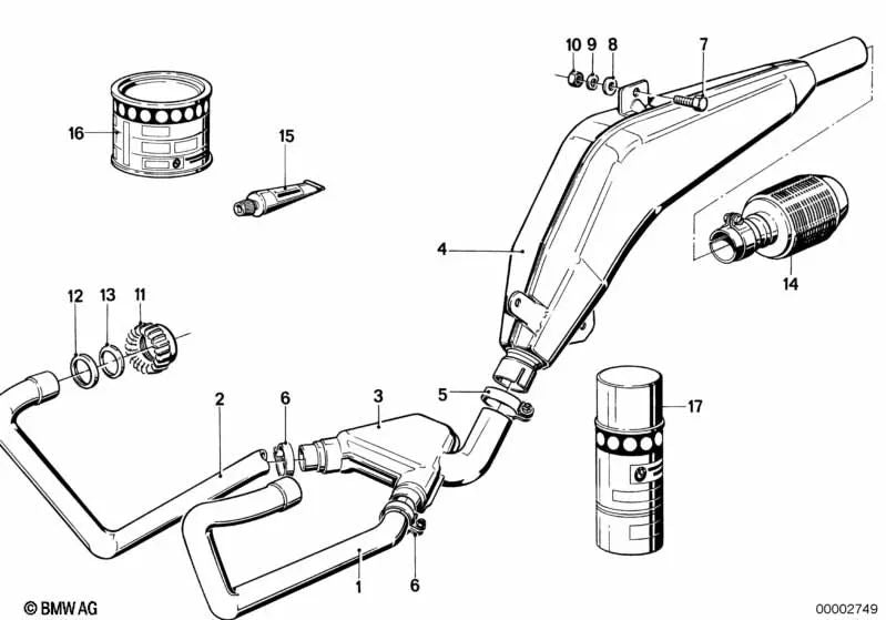 Spray de Pintura Negro Resistente al Calor para varios modelos/series de BMW (OEM 51911907970). Original BMW