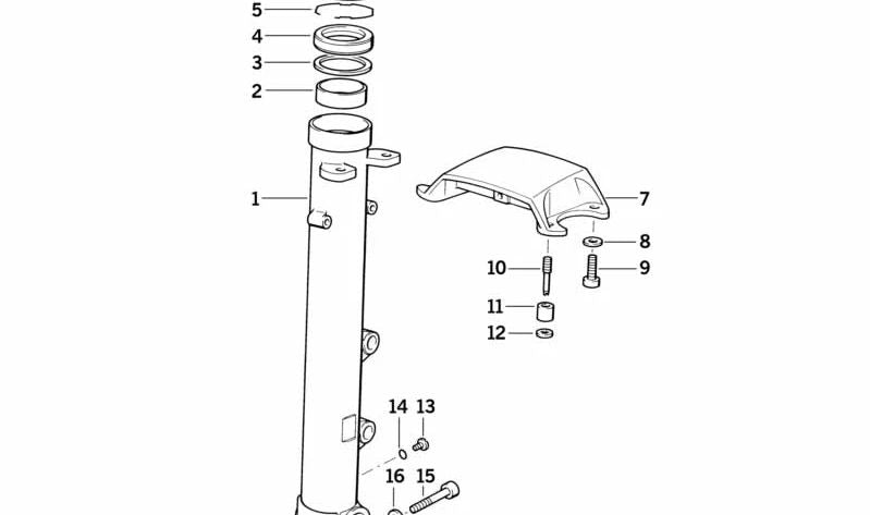 Estabilizador para BMW F07, F10, F11, F06, F12, F13, F01N, F02N (OEM 31422312299). Original BMW.