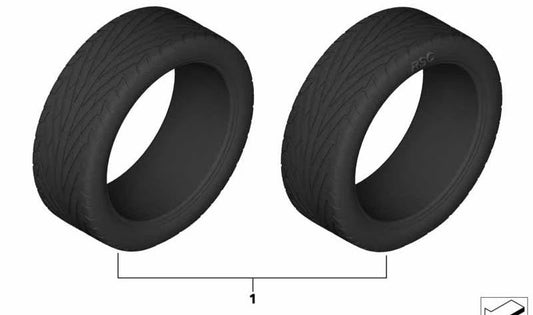 Neumático Pirelli P-Zero R-F para BMW X5 G05, G18 X6 G06 (OEM 36122461685). Original BMW