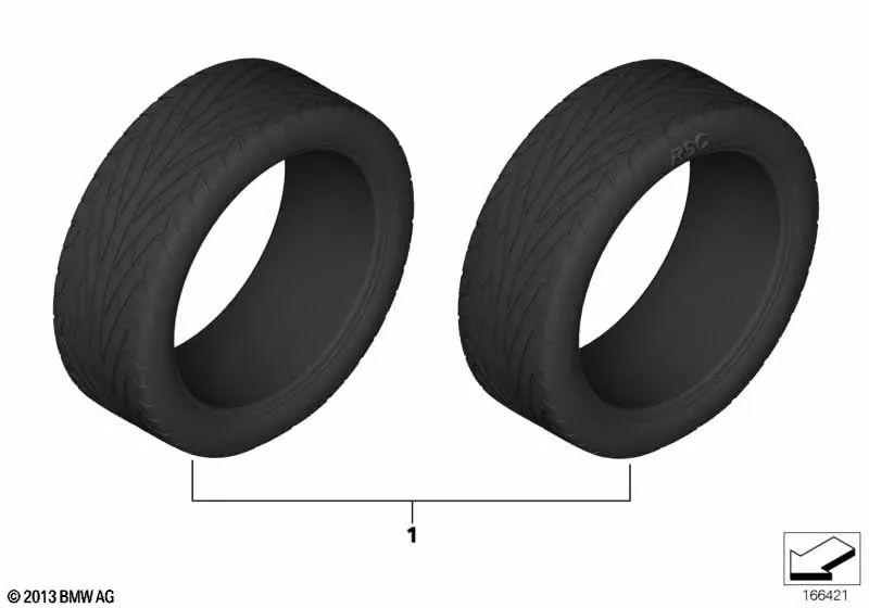 Neumáticos Goodyear EfficientGrip Performance ROF para BMW Serie 2 F45, F46 (OEM 36122288530). Original BMW.