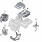 Tapa de la Cubierta del Sistema de Admisión para BMW i I01, I01N (OEM 17738535503). Original BMW.