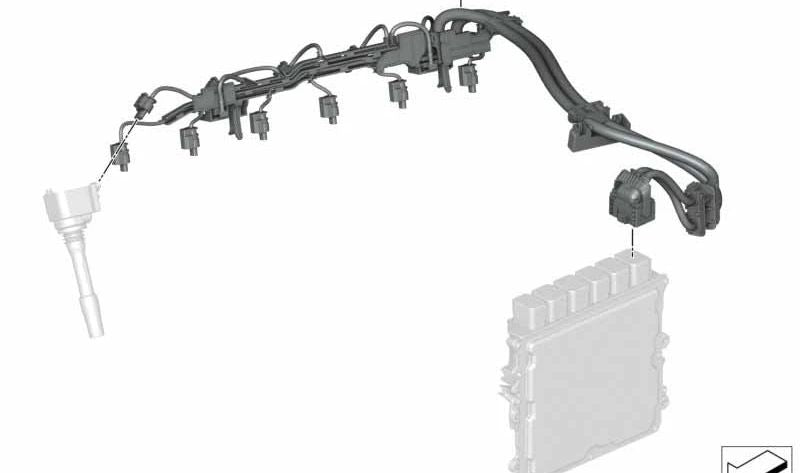 Cable con terminal SLK 2.8 ELA OEM 12520143427 para BMW E81, E82, E87, E88, F20, F21, F52, F22, E36, E46, E90, E91, E92, E93, F30, F31, F34, F35, G20, G21, G28, G80, G81, F32, F33, G26, E39, F07, F10, F11, F18, F90, G30, G31, G38, G60, G61, G68, G90,