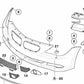 Tuerca de chapa OEM 07146974736 para BMW E63, E64. Original BMW