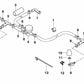 Left spray nozzle for BMW E83 (OEM 51133411429). Original BMW