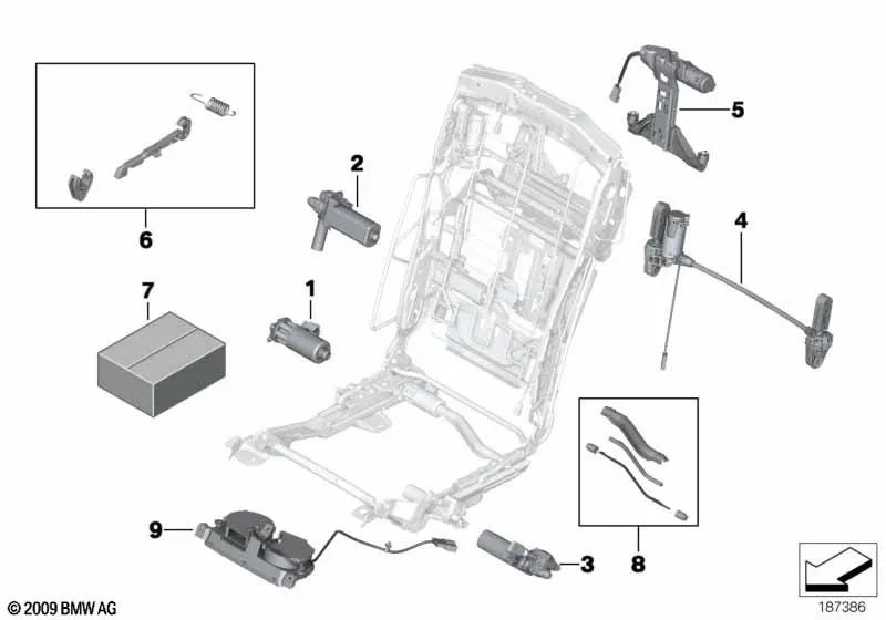 Ventilador para BMW Serie 7 F01, F02, F04 (OEM 52209164295). Original BMW.