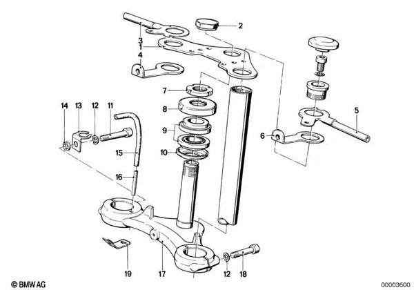 Sujetador para manguera para BMW Serie 3 E46, E90, Serie 5 E39, E60 (OEM 34321242269). Original BMW