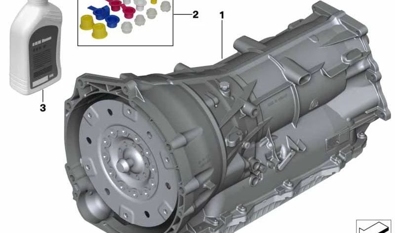 RP Automatikgetriebe para BMW Serie 7 G11, G12 (OEM 24008744946). Original BMW