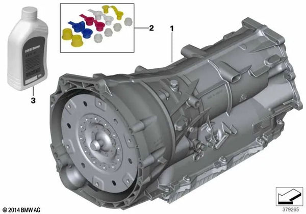 Transmisión Automática para BMW Serie 5 F10N, F11N (OEM 24008642231). Original BMW.