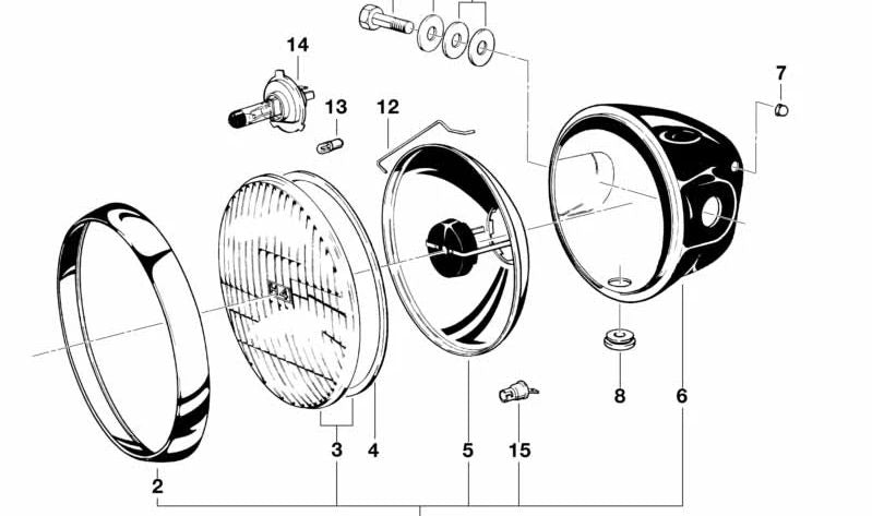 OEM Washer 63121244136 pour BMW (Modèles compatibles: E21, E30, E31, E32, E34, E36, E38, E39, Z1). BMW d'origine.