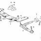 Set von Gummistützen des Kontrollarms für die BMW Series 3 E30 (OEM 31129058814). Original BMW