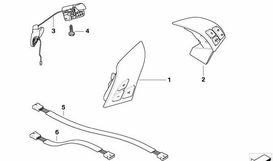 OEM 61316934173 Lenkradanschluss für BMW E85, E86. Original BMW.