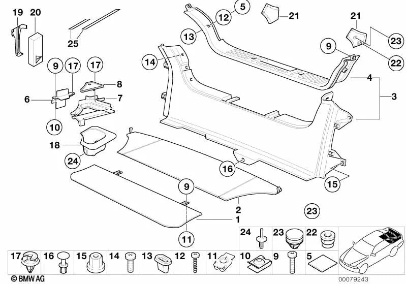 Unterstützung für das M-Mobilitätssystem für BMW. Original BMW (OEM 51478411134).