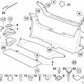 Verkleidung Abschlussblech für BMW E46, F30, F80 (OEM 51478401787). Original BMW